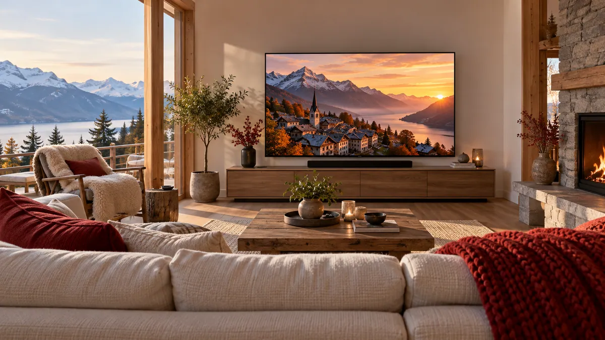 Ambiance de soirée séries à la maison